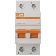 Выключатель нагрузки TDM ELECTRIC ВН-32 Home Use 2P 40A