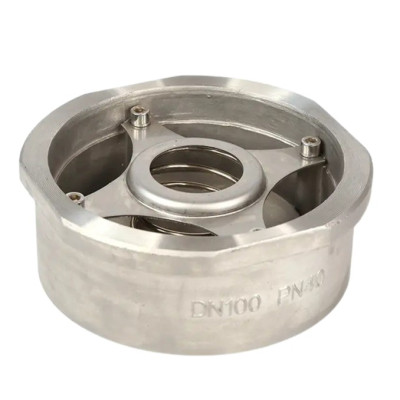 Клапан обратный Tecofi осевой межфланцевый из нержавеющей стали DN40, PN40