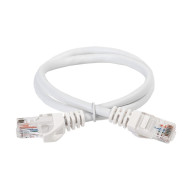 Коммутационный шнур ITK кат. 5Е UTP LSZH 0,5м белый