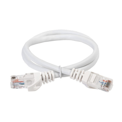 Коммутационный шнур ITK кат. 5Е UTP LSZH 0,5м белый