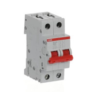 Рубильник ABB 2-полюсный рычаг красный SD202/50