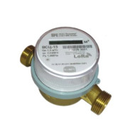 Счетчик универсальный Водомер ВСЦ 15 LoRaWAN, одноструйный, крыльчатый, Ду15 мм, резьба, материал корпуса-латунь, IP54,