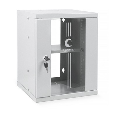 Шкаф телекоммуникационный настенный 10" 8U Cabeus WSC-8U