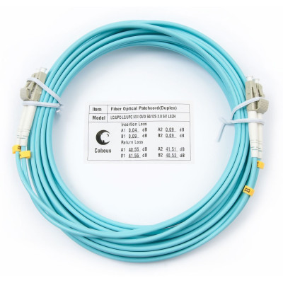 Оптический патч-корд LC-LC Cabeus FOP-50-LC-LC-7m 50/125 (ОМ3) 7 метров