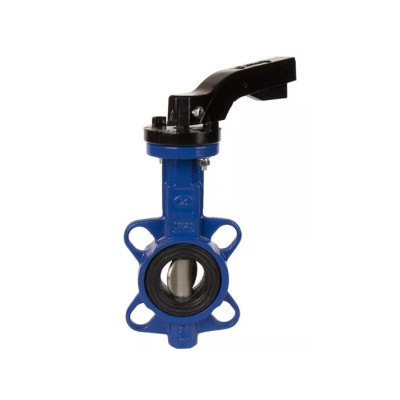 Затвор дисковый поворотный ZETKAMA 497B-040-C-67, DN40, PN16, GGG40 / GGG40 / EPDM, М/Ф, рукоятка