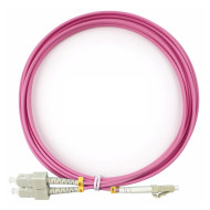 Оптический патч-корд LC-SC Cabeus FOP-50-OM4-LC-SC-3m 50/125 (ОМ4) 3 метра