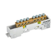 Шина IEK TEKFOR PE "земля" неизол. на унив. держ. 6х9-8-Ж