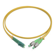 Оптический патч-корд duplex FC-LC 9/125 SM Cabeus FOP(d)-9-FC/APC-LC/APC-5m 5 метров желтый