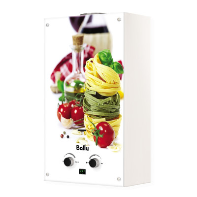 Колонка газовая Ballu Fiery Glass Pasta GWH 10