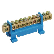 IEK YNN10-69-10P-K07 Шина нулевая на DIN-изол. "Стойка" ШНИ 6х9-10-С-С