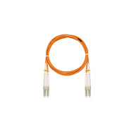 Шнур NIKOMAX волоконно-оптический, соединительный, многомодовый 50/125мкм, стандарта OM2, LC/UPC-LC/UPC, двойной, полимерный материал нг(A)-HF, 2мм, оранжевый, 5м