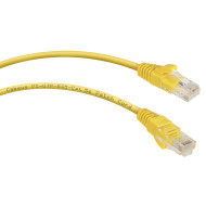 Патч-корд Rj-45 Cabeus PC-UTP-RJ45-Cat.5e-1.5m-YL кат.5е 1.5 метра желтый