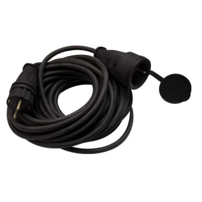 Удлинитель-шнур TDM ELECTRIC силовой каучук, КГ, IP44, штепс. гнездо с/з, 3500 Вт, 40 м Народный