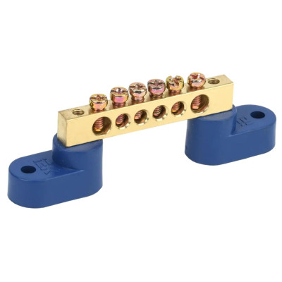 Шина нулевая на 2 угловых изоляторах ШНИ-6х9-6-У2-С IEK