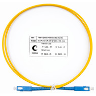 Оптический патч-корд SC-SC Cabeus FOP(s)-9-SC-SC-1m 9/125 1 метр
