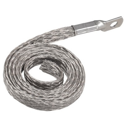 Шина IEK ПМЛ заземления ПМЛ16 0,8 м с наконечником