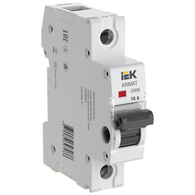 Выключатель нагрузки IEK ARMAT SWN 1P 16А