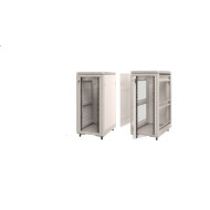 Шкаф напольный 22U Netko серия TE (600х800х1166), передняя дверь стекло, серый, разобранный Netko (упакован в 3 коробки)