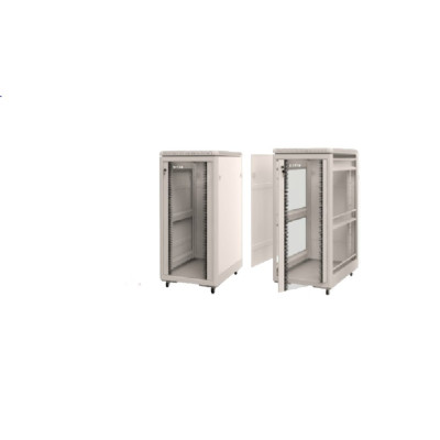 Шкаф напольный 22U Netko серия TE (600х800х1166), передняя дверь стекло, серый, разобранный Netko (упакован в 3 коробки)