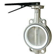 Затвор Benarmo дисковый поворотный сталь нержавеющая Ду250 Ру16 диск нержавеющая сталь PTFE