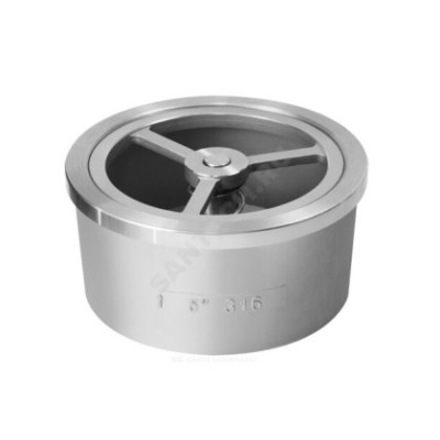 Клапан обратный Benarmo пружинный нерж Ду80 Ру40 м/фл д/нерж