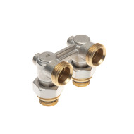 Клапан запорный Ридан LV-KB для нижнего присоединения к радиатору G¾ G½