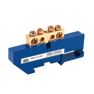 Шина IEK нулевая на DIN-изол. ШНИ-8х12-4-Д-С