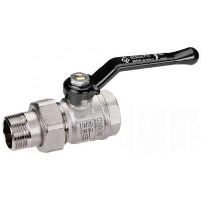 Кран Bugatti с разъемным соединением НВ 1' 1/2 ручка NEW JERSEY серия 920 полный проход