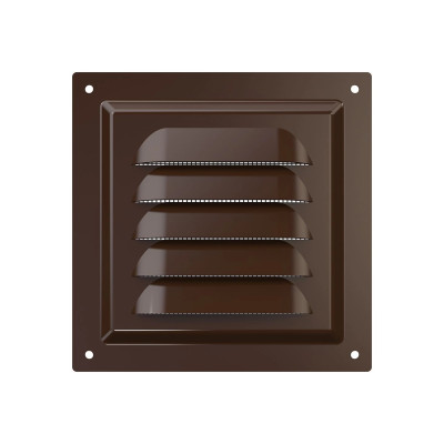 Решетка ERA 1212МЭ, металл, коричневая