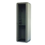 Шкаф напольный 47U Netko серия TS(AS) (600х900х2277), передняя дверь стекло, серый