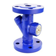 Конденсатоотводчик термодинамический DN.ru STT2131M-F Ду25 Ру40 с фильтром, стальной, фланцевый