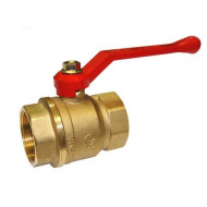 Кран шаровой 1 1/2 гг Галлоп 220 ручка латунь