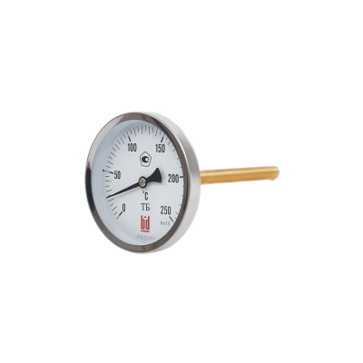 Термометр BD ТБ биметаллический 100Т/150 (0-250С), G1/2, 1,5 рос