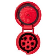 Розетка переносная TDM ELECTRIC 235 3Р+РЕ+N 63А 380В IP54