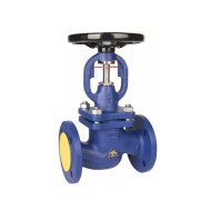 Клапан запорный чугун Ду15 Ру16 фланцевый сильфонный Zetkama