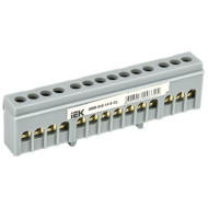 Шина IEK ШНИ нулевая в корп. изоляции на DIN-рейку