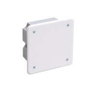 Коробка распаячная КМ41021 92х92x45мм для полых стен (с саморезами, металлические лапки, с крышкой) IEK UKG11-092-092-040-M