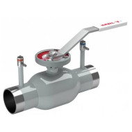 Регулирующий нержавеющий шаровой кран NAVAL NAVALTRIM сварка DN 200, PN 25 с редуктором