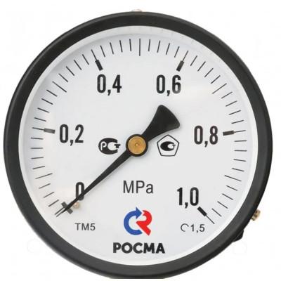 Мановакуумметр Росма ТМВ-521ТЭ.00(-0,1-1,5MPa)G1/2.1,0