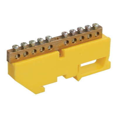 Шина IEK нулевая на DIN-изоляторе ШНИ-6х9-20-Д-Ж