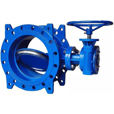Затвор дисковый поворотный Benarmo Ду1000 Ру10/16 фланцевый с редуктором