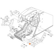 Проставка (пластина регулировочная) SH310-56 на гидроножницы Delta SH310R (аналог)
