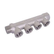 Коллектор 1"ПМ х 4М1/2" ник. HLV Technology