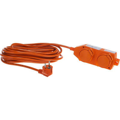 Удлинитель 4х10м с заземл. 16А IP44 У16-040 ПВС3х1.5 розетки с защ. крышкой UNIVersal 9633860