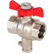 Кран для подключения термодатчика MVI, бабочка 1/2" х 9 мм (12 шт/уп.)