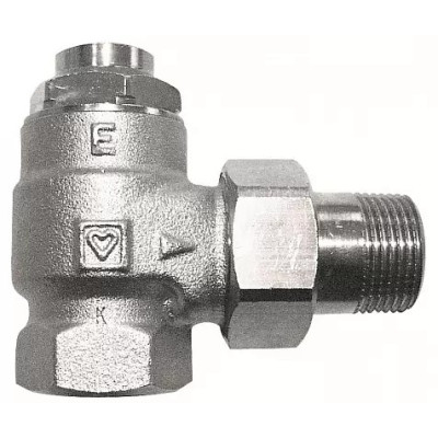 Клапан запорный Herz RL-1-E угловой 3/4"