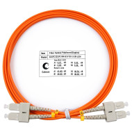 Оптический патч-корд SC-SC Cabeus FOP-62-SC-SC-2m 62,5/125 (ОМ1) 2 метра