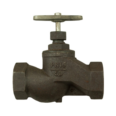 Клапан запорный Сантехкомплект чугунный 15кч 18п Ду25 Ру16 м/м RMCX