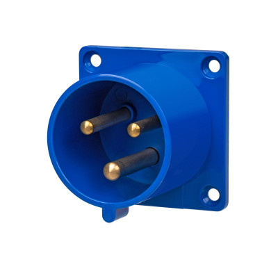 Вилка TDM 623 скрытая 2Р+РЕ 32А 220В IP44