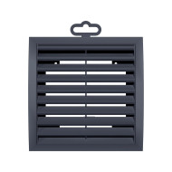 Решетка нар. ERA 1515РРН, серая